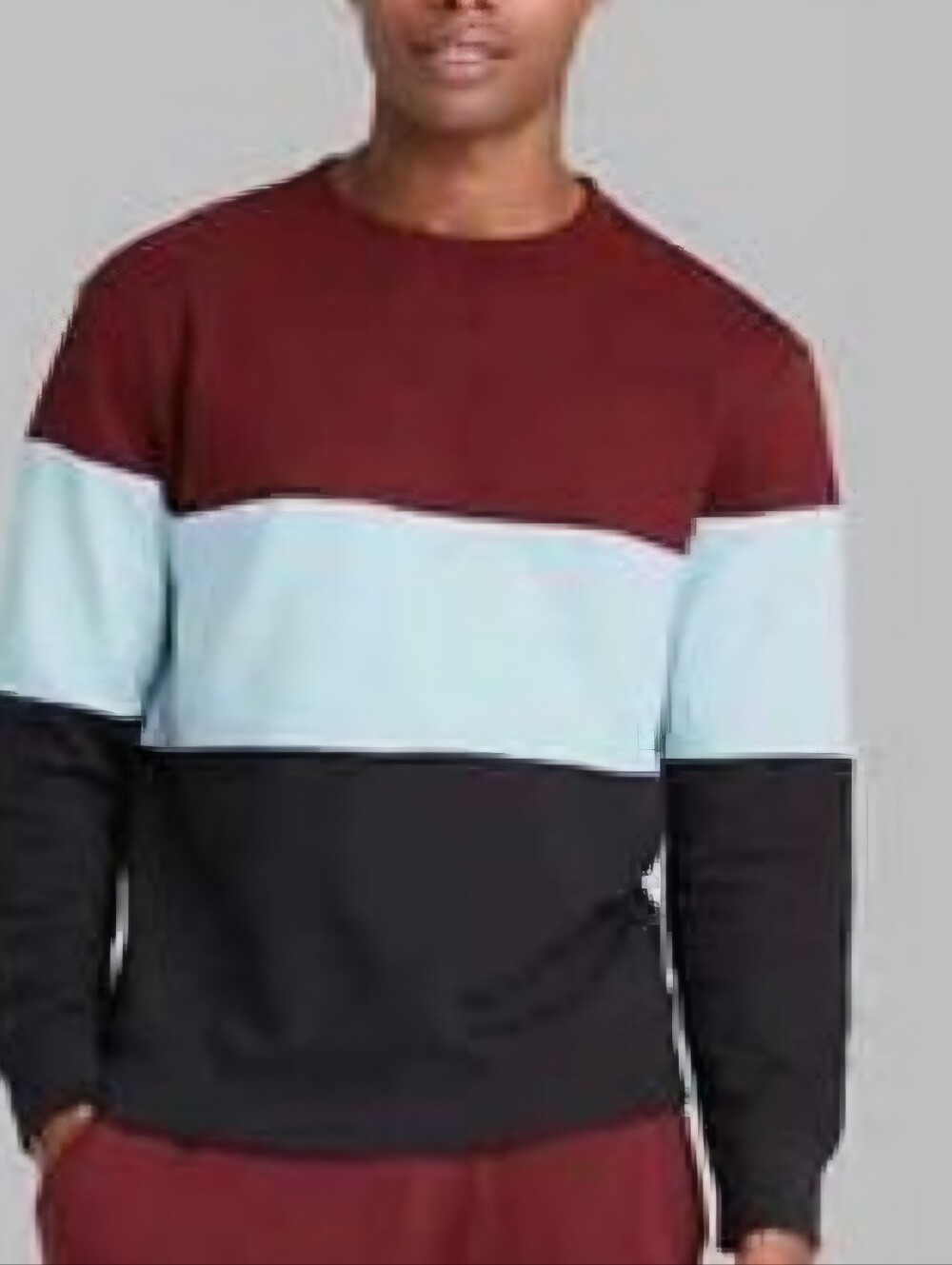 Original Use Men's Colorblock Long Sleeve Shirt Size Small. Streetwear